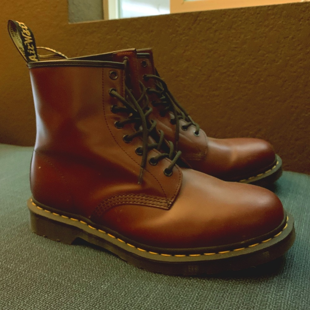 Doc Marten Boots Maroon